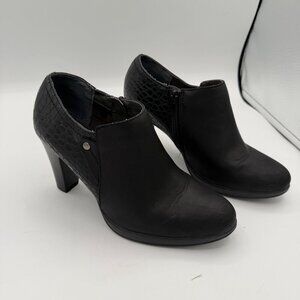 Rialto Posie Black High Heel Bootie Shoes women’s size 8M